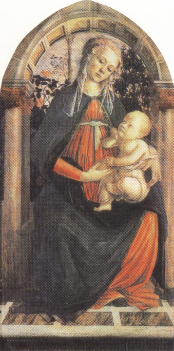 Sandro Botticelli Modonna and Child (mk36)